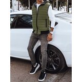 DStreet Men's green vest TX4237 | Shoptok.si