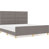  Postelja Taupe 180x200 cm Tkanina, (22049924) | Shoptok.si