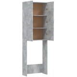  Omara za pralni stroj betonsko siva 64x25,5x190 cm | Shoptok.si
