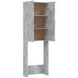 Ormarić za perilicu rublja siva boja betona 64 x 25 5 x 190 cm | shoptok.hr