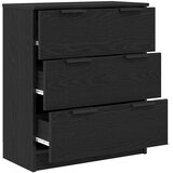  Kreveta s ladicama Crni hrast 60 x 30 x 70 cm Konstruirano drvo | shoptok.hr
