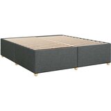 vidaXL Box spring postelja z vzmetnico temno siva 180x200 cm blago | Shoptok.si