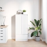 Ormarić s ladicom bijeli 55,5x34x119,5 cm izrađeno drvo | Eponuda.ba