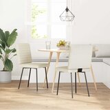 Maison Chic Jedilni stoli - Vzorci stoli 2 kosa krem žamet A324, (22032287) | Shoptok.si