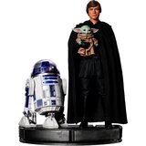 Star Wars Luke Skywalker R2-D2 in Grogu zbirateljski kip 54cm | Shoptok.si