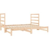  Dnevni ležaj na izvlačenje 2 x (90x190) cm od masivne borovine | shoptok.hr