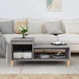 Stolić za kavu boja sivog hrasta 100x50x45 cm konstruirano drvo | shoptok.hr