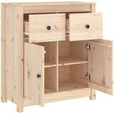  Komoda 70 x 35 x 80 cm od masivne borovine | shoptok.hr
