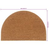  Otirač prirodni poluokrugli 60x90cm čupavi od kokosovih vlakana | shoptok.hr