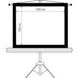 Maclean Projekcijsko platno MC-595 200 x 150 cm, (20444218) | Shoptok.si