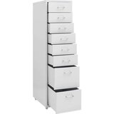 vidaXL mobilni ormarić za spise sivi 28 x 41 x 109 cm metalni | shoptok.hr