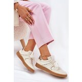 Boto Low Women's Sneakers With Lace Leopard Beige Zielle | shoptok.hr