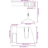 Vanjski set za igru od masivnog drva duglazije | shoptok.hr