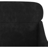  Fotelja crna 63 x 76 x 80 cm baršunasta | shoptok.hr