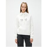 Koton Shawl Collar Sweatshirt Printed Kangaroo Pocket | shoptok.hr