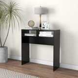  Konzolni stol crni 78 x 30 x 80 cm od konstruiranog drva | shoptok.hr