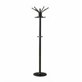  Klasični metalni čiviluk sa kukama 170 cm Crni Cene