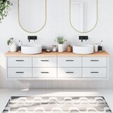 Kopalniški pult 220x50x(2-6) cm neobdelan trden les | Shoptok.si