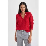 Defacto Relax Fit Polo Collar Pullover | Shoptok.si