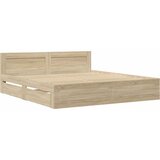  Krevetna konstrukcija s uzglavljem 2 pcs Sonoma 193 x 203 cm | Eponuda.ba