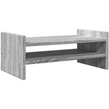  Stalak za monitor siva boja hrasta 50x27x20cm konstruirano drvo | shoptok.hr
