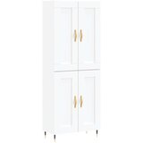 vidaXL Visoka komoda bijela 69 5x34x180 cm konstruirano drvo | shoptok.hr