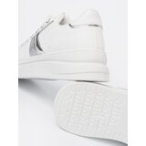 Shelvt White sneaker with metallic silver accent | Shoptok.si