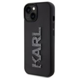  originalen karl lagerfeld ovitek KLHCP15S3DMBKCK za iphone 15 črna zaščita - logo 3D | Shoptok.si