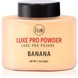 J.Cat Beauty Luxe Pro fiksacijski puder v prahu z mat učinkom odtenek 101 Banana 42 g Cene
