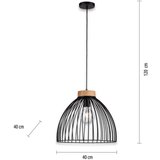 XXXL VISEČA NIHALNA SVETILKA 40/40/120 cm 25 W E27 | Shoptok.si