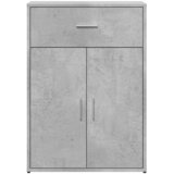  Komoda 2 kom siva boja betona 60x30x84 cm od konstruiranog drva | shoptok.hr