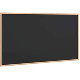  Ploča za pisanje kredom s okvirom od masivnog borovog drva crna 100 x 55 cm | shoptok.hr