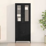  Highboard 2 kom. Crni hrast 69,5 x 34 x 180 cm | shoptok.hr