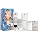 Schwarzkopf LIVE Urban Metallics permanentna barva za lase odtenek U71 Metallic Silver | Shoptok.si