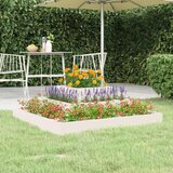 vidaXL Visoka greda bela 80x80x27 cm trdna borovina Cene