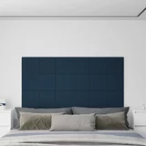  Zidne ploče 12 kom plave 60 x 30 cm baršunaste 2 16 m²