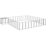  Kavez za pse crni 31,46 m² čelični | shoptok.hr