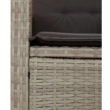  Vrtna jedilna garnitura 5-delna z blazinami sv. siv p | Shoptok.si