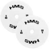  Tpp set pe olimpijskih tehničkih talja 2 x 1,5 - 5 kg (18 kg) hms | shoptok.hr