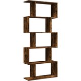 Pregrada / regal za knjige 5 razina hrast 70x24x161 cm drveni | Eponuda.com