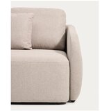 Kave Home Bež raztegljiva sedežna garnitura iz šenilje 218 cm Laira – | Shoptok.si