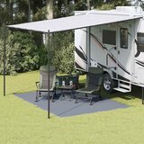  Teppi za šator Plava i siva 350 x 250 cm Polietilen | shoptok.hr
