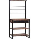  Kuhinjska polica Večbarvno in črno 80 x 40 x 160 cm - - večbarvno - 27.45 - 80 x 40 x 160 cm - 2025--Uvoz_4 | Shoptok.si