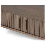 Unique Furniture Stolić za kavu u dekoru hrasta u tamnoj prirodnoj boji 60x120 cm Meta – | shoptok.hr