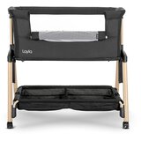 Lorelli Layla dječji krevetić 2u1, Black/Wooden | shoptok.hr