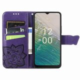 INORCO Za Nokia C32 PU usnjena torbica denarnica z odtisom metulja preklopni ovitek za telefon s trakom, (22034661) | Shoptok.si