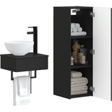  Set namještaja za kupaonicu 2 kom. Crna 33 x 34,5 x 100 cm | shoptok.hr