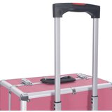 Kolica za šminku aluminijska ružičasta | shoptok.hr