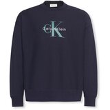Calvin Klein Jeans Sweater majica morsko plava / menta / bijela Cijene