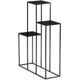Stalak za cveće 80x60 cm crne boje